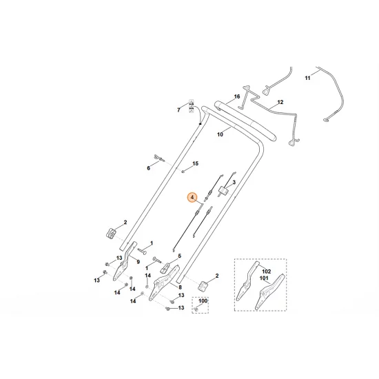 STIHL  Cięgno 6350 700 7528